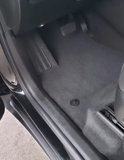 Drivers carpet area cleaned