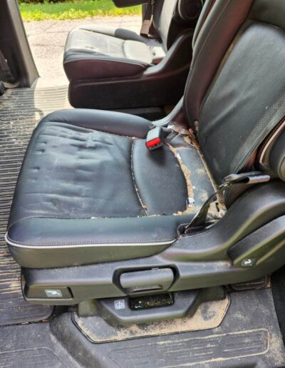 Before - Car seats
