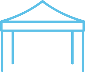 Pop Up Tent - Blue